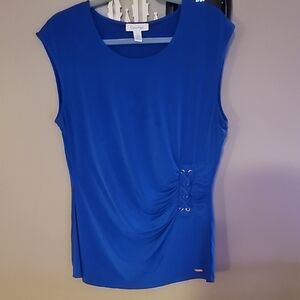 Calvin Klein Blue Blouse Elegant Design